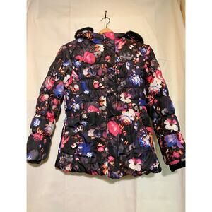 Zero Posur Girls Floral Winter Jacket Size L (14).